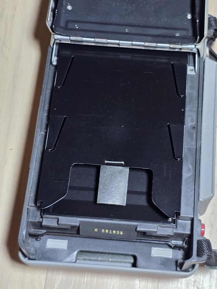 Vintage Polaroid Automatic 103 Folding Land Camera, Case, Strap & Accessories