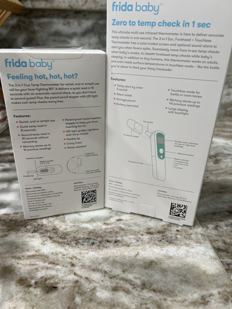 FridaBaby 3-in-1 Ear, Forehead + Touchless Thermometer COMBO