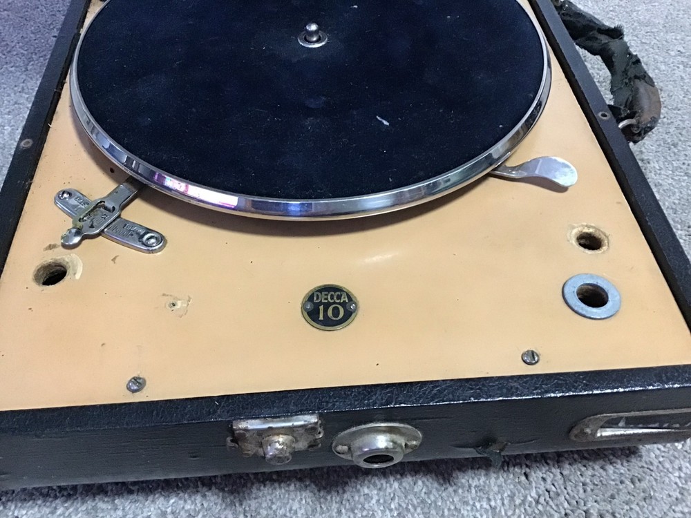 Portable Phonograph SALON DECCA 10 - REPAIR