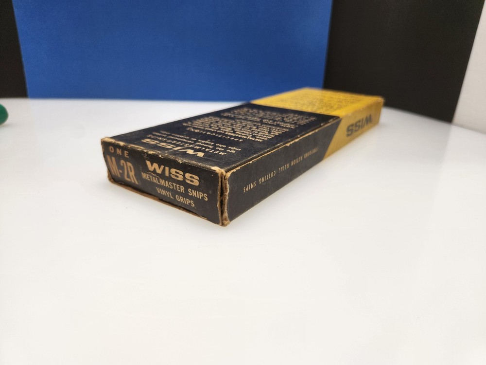 Wiss M2 Compound Action Aviation Snips Cuts Right Original Box & Inner Box