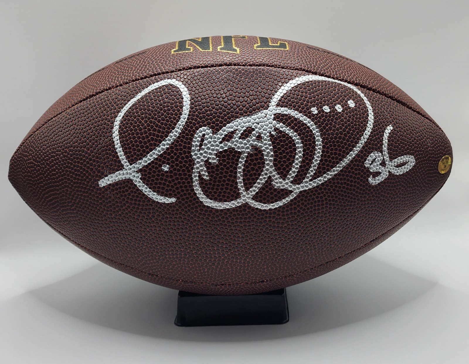 JEROME BETTIS Signed Auto Official Wilson Football Player Certified COA