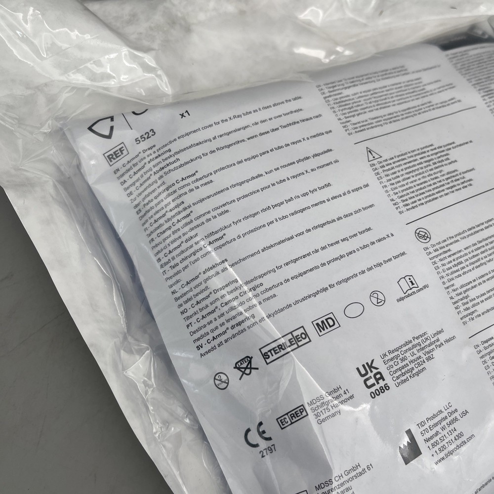 TIDI C-ARMOR DRAPE REF 5523 EXP 2030