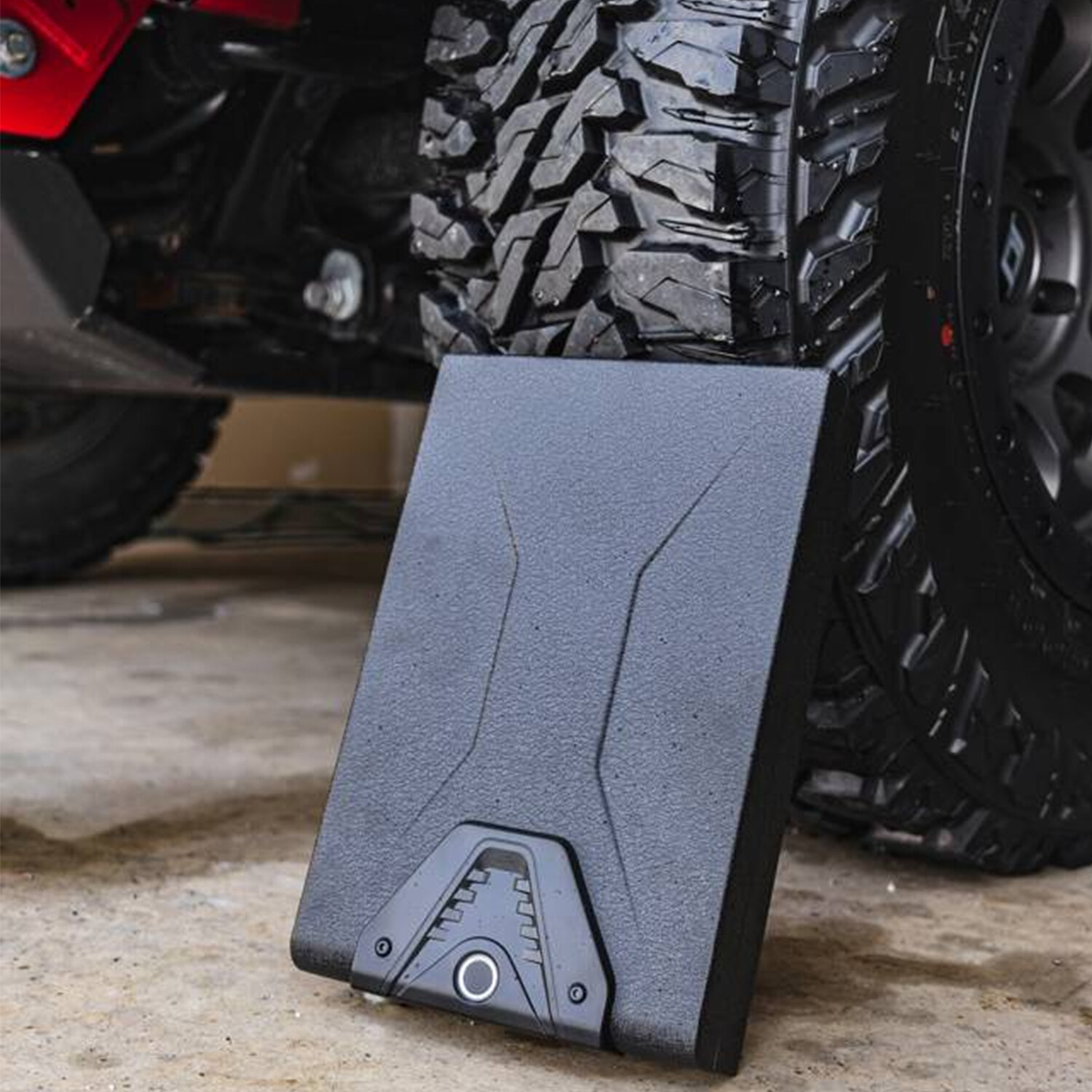 RPNB Black Biometric Fingerprint Gun Safe Quick Access LED Light， Open Box