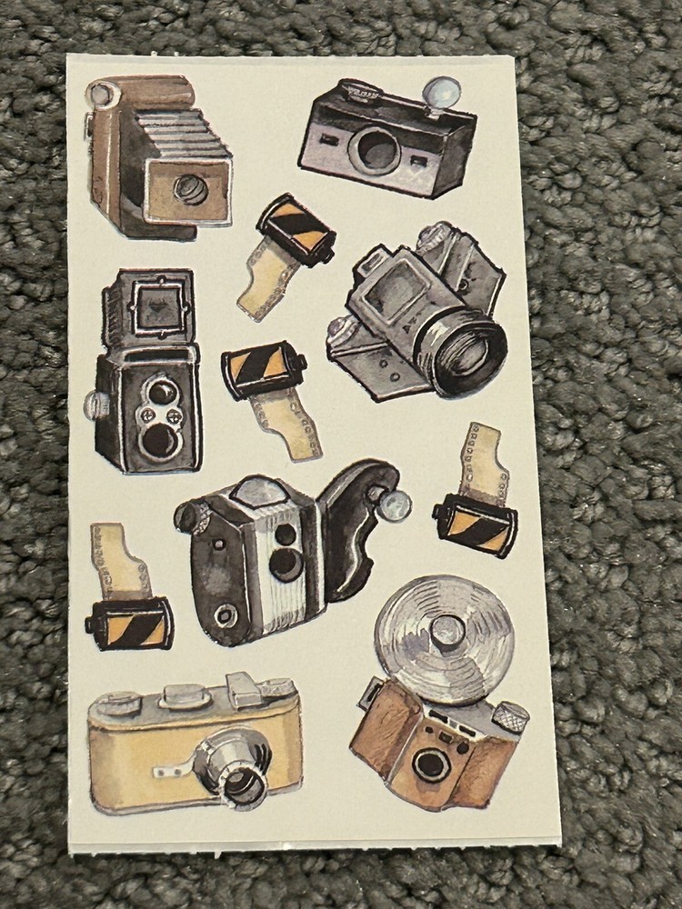 frances meyer camera stickers 10 Sheets