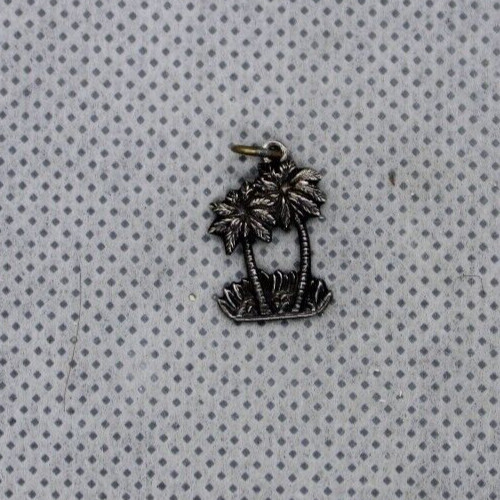 Sterling Silver palm tree Charm