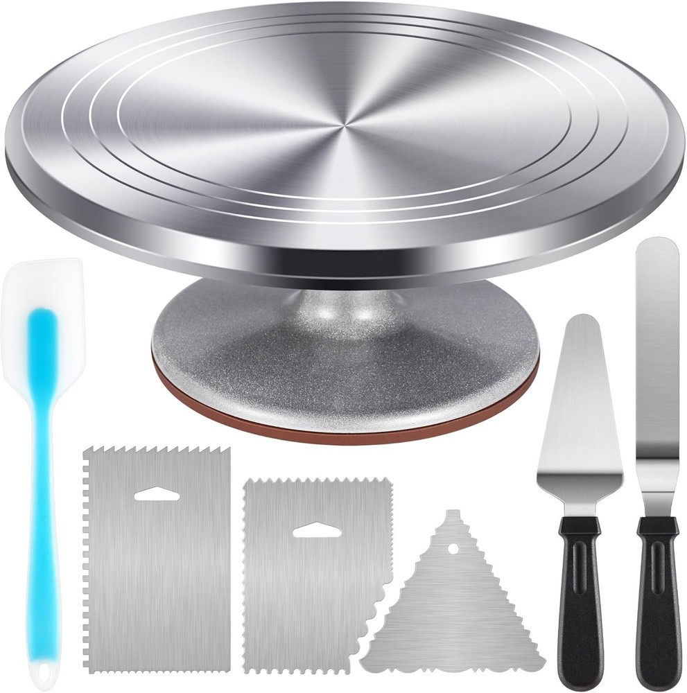 Cake Decorating Kit with Offset Spatula & Icing Smoother