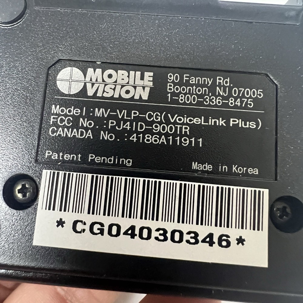 Mobile Vision Voice Link Plus Model MV-VLP-CG Charging Base Station