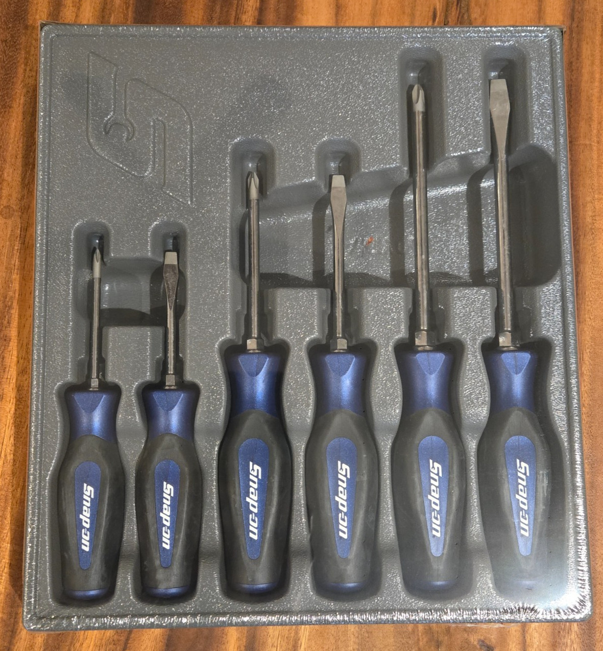 Snap-on Soft Grip Metallic Blue Instinct 6-Piece Screwdriver Set