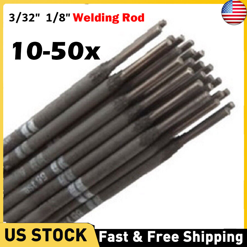 10-50PCS Nickel 99 Cast Iron Stick Electrodes Welding Rods 3/32" 1/8" Nickel 99%