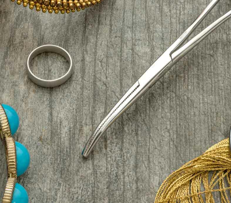 6" Curved Hemostat Forceps Locking Clamps Stainless Steel Surgical Instrument