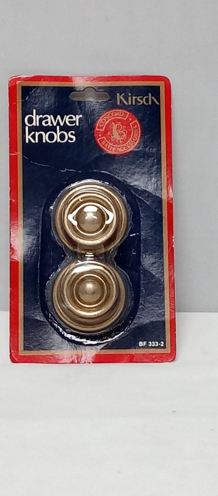 Vintage Kirsch Concord Round Drawer Knobs