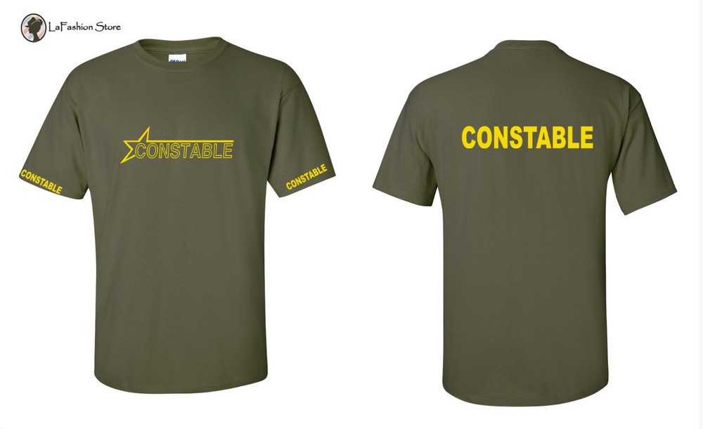 Police Constable Security Law Enforcement T-Shirts S-5XL