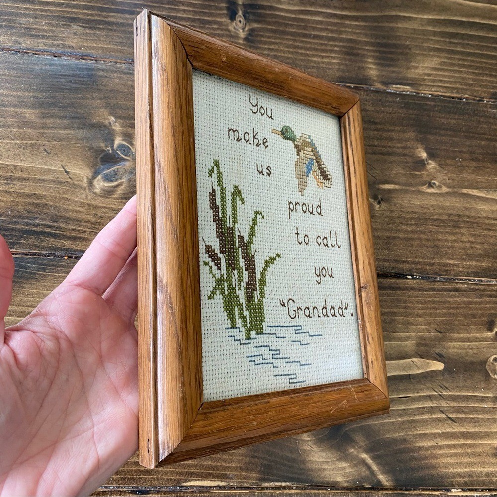 Needlepoint Grandpa Gift