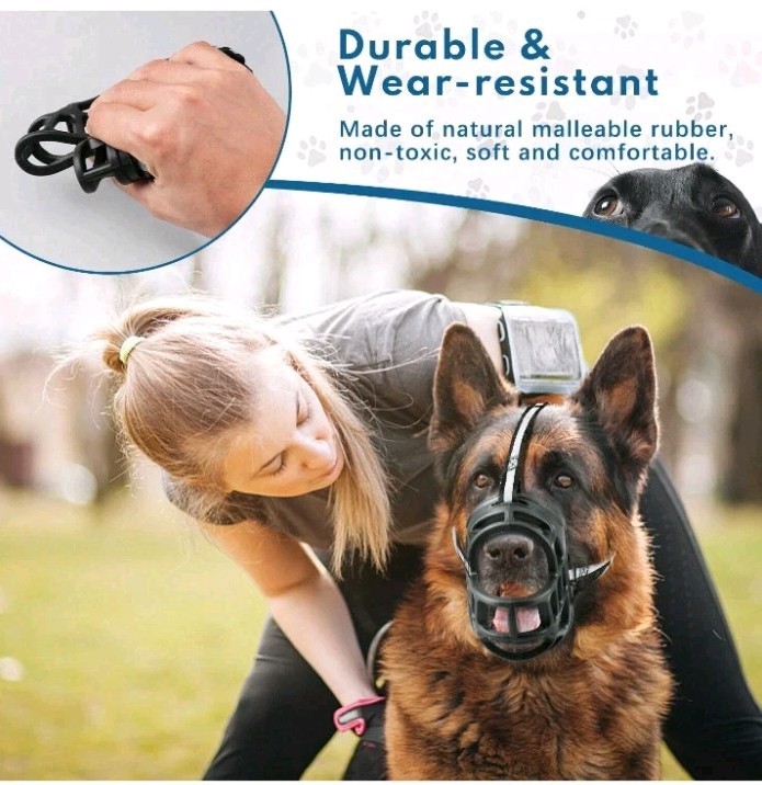 Baskerville Ultra Muzzle w/Training Clicker, Size 6 Black