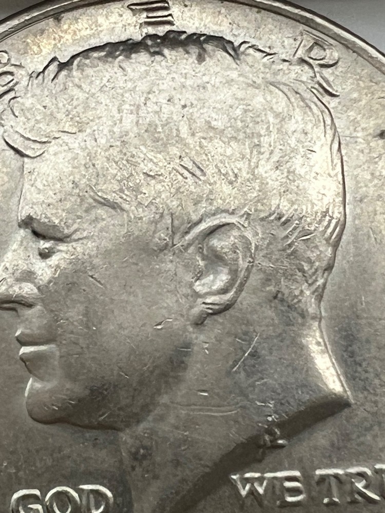 RARE 1972 Kennedy Half Dollar - No Mint Mark, Multi Errors