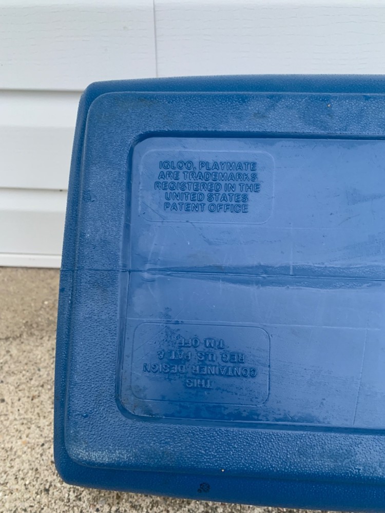 Playmate By Igloo Blue and White Cooler