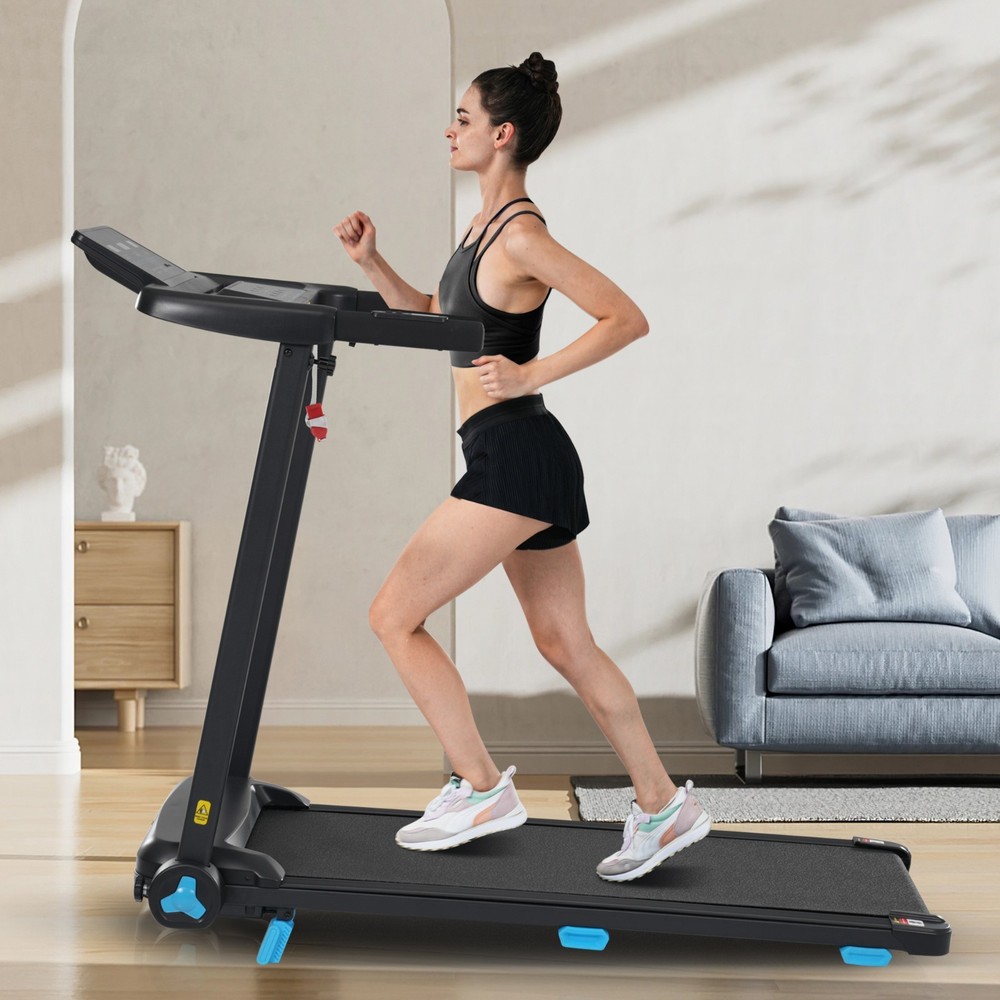Foldable Treadmill 8% Incline 3.0HP 10MPH Type C & USB Charge Bluetooth Speaker