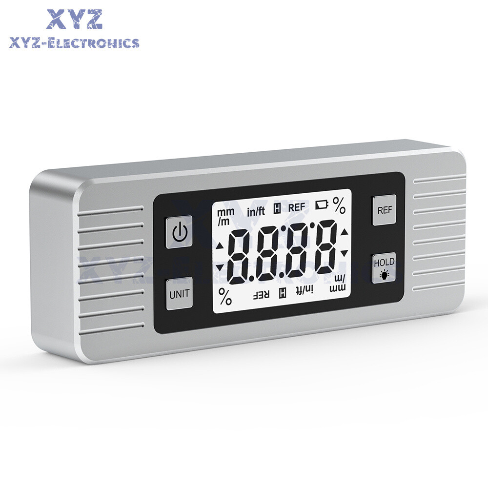 3in1 Magnetic Digital Protractor + Inclinometer + Level Scale angle slope 4*90°