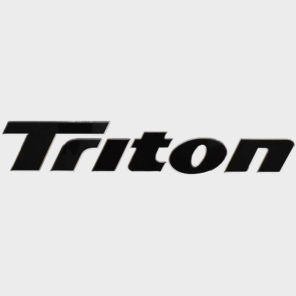 Triton Boat Raised Emblem Decal