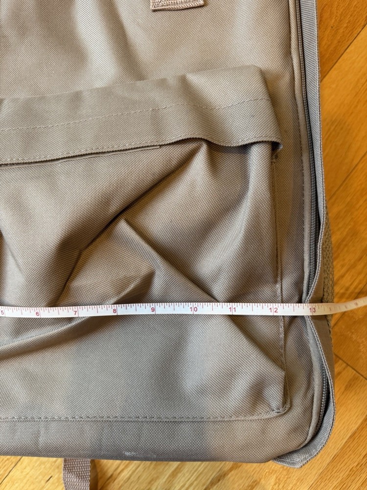 Paxman Tan Insulated Backpack With Padded Straps & Outer Pocket Backpack ONLY