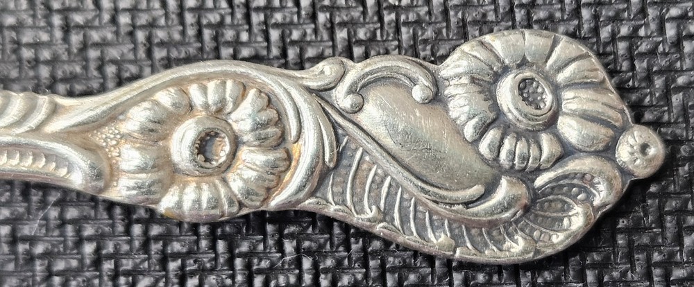 Vintage 1950's Set of 5 Nils Johan Silver Plated Appetizer Forks w/ Holder Cup