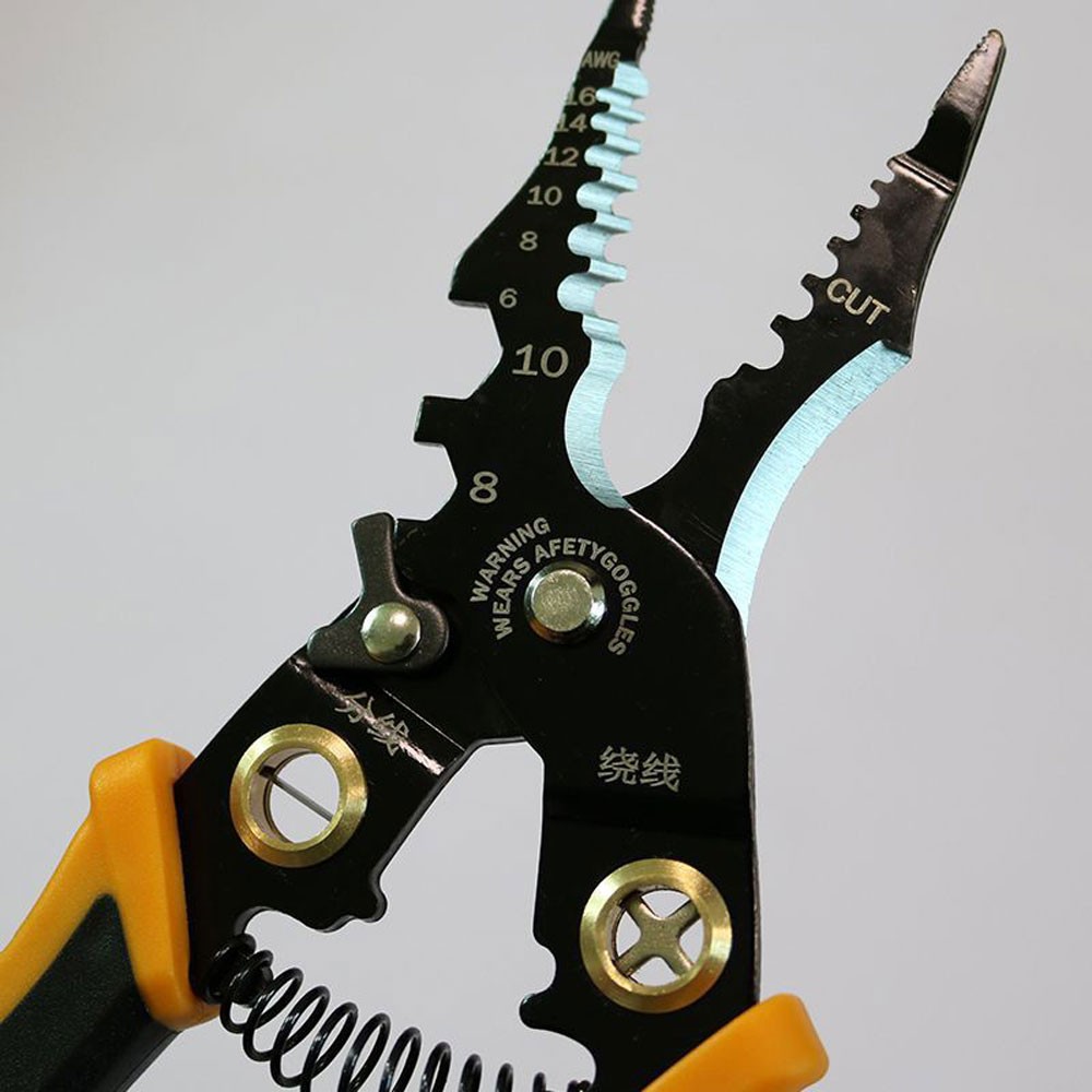 Multifunction Wire Stripper Plier Electric Cable Stripper Crimper Cutter CW