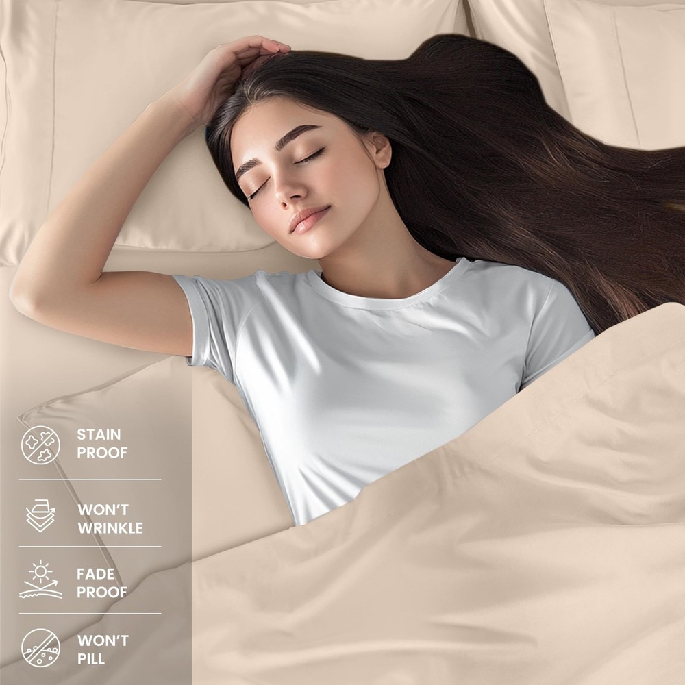 Utopia Bedding Queen Sheet Set – 4 Piece Bed Sheets for Queen Size Bed, So