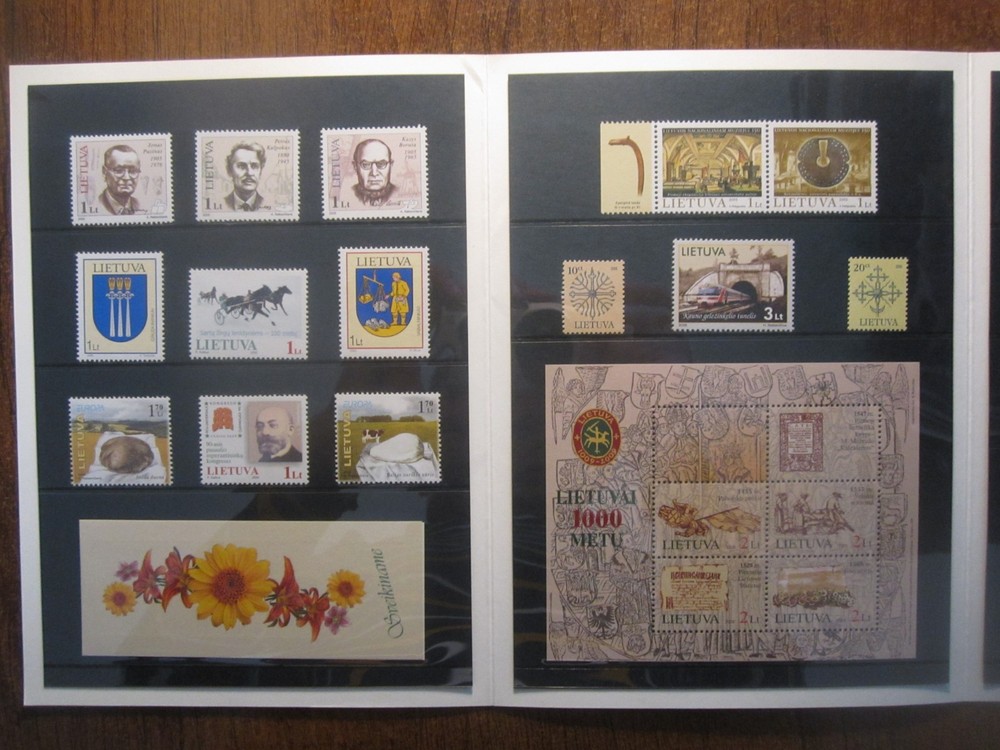 2005 LITHUANIA STAMPS OFFICIAL YEAR SET