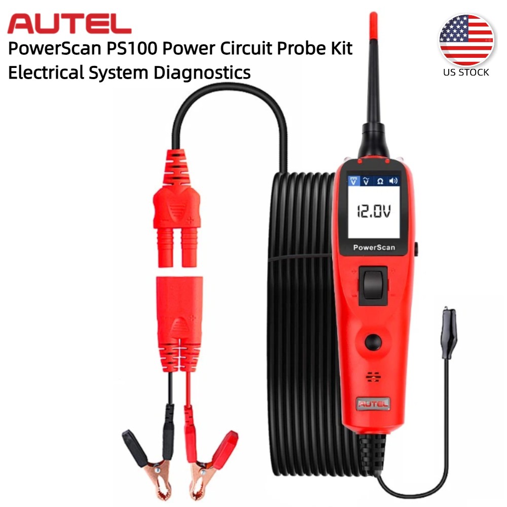 Autel PowerScan PS100 Electrical System Diagnostics Smart Circuit Tester Kit