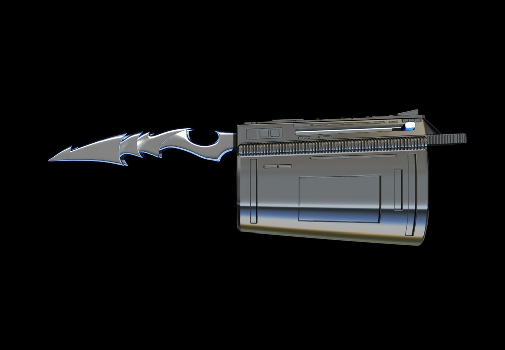 Predator Gauntlet Forearm Right removable blades scale 1;1 File for 3D Printer