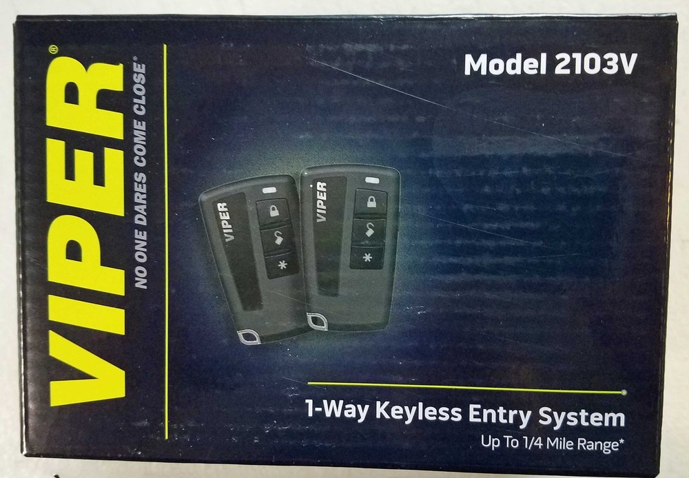 2103V New Replacement Model for Viper 412V Keyless Entry System