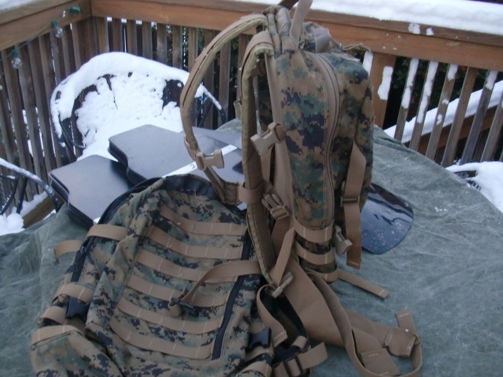 USMC MARPAT ILBE Assault Pack - Flexible Plastic Frame Sheet Panel insert - NEW