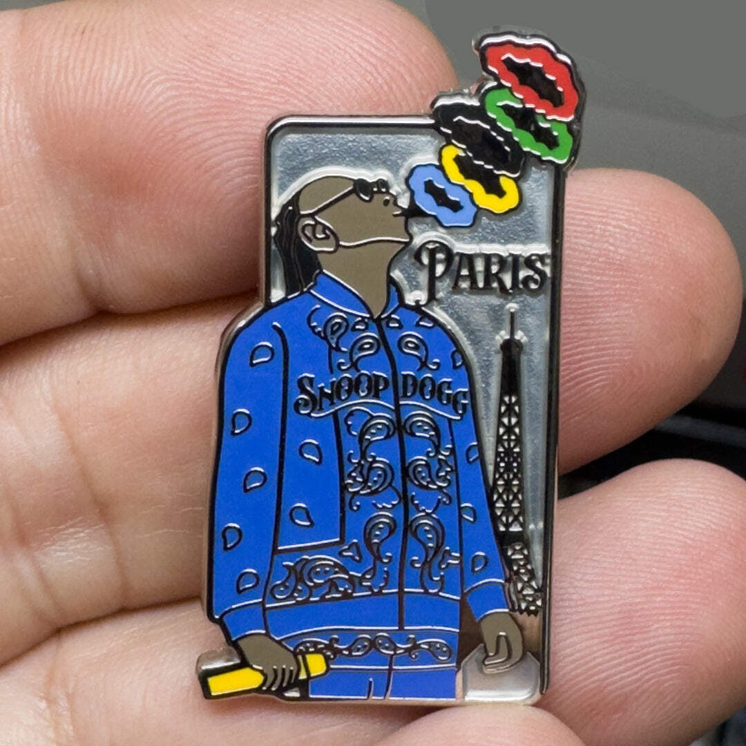 420 Commemorative Pin for Paris Olympics attendees 2024 CL4-16
