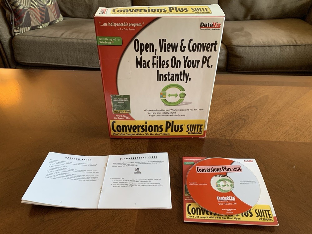 Conversions Plus Suite for Windows XP and later — CD version