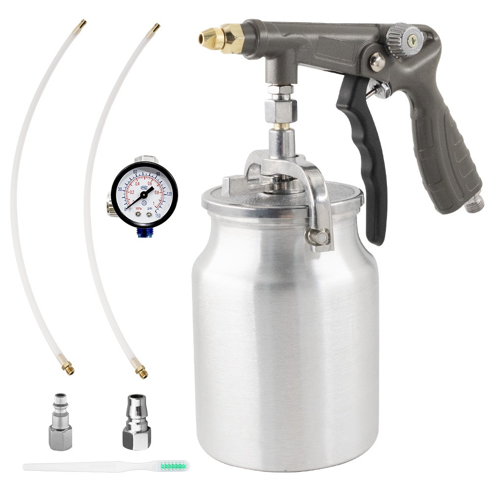 Undercoat Spray Gun with Suction Cup Auto Undercoating, Truck Bed Liner Coating