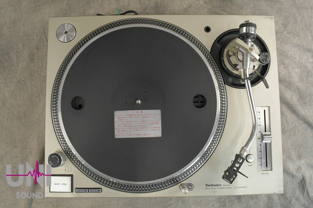 Technics SL-1200MK3D Silver Direct Drive DJ Turntable in Good Condition