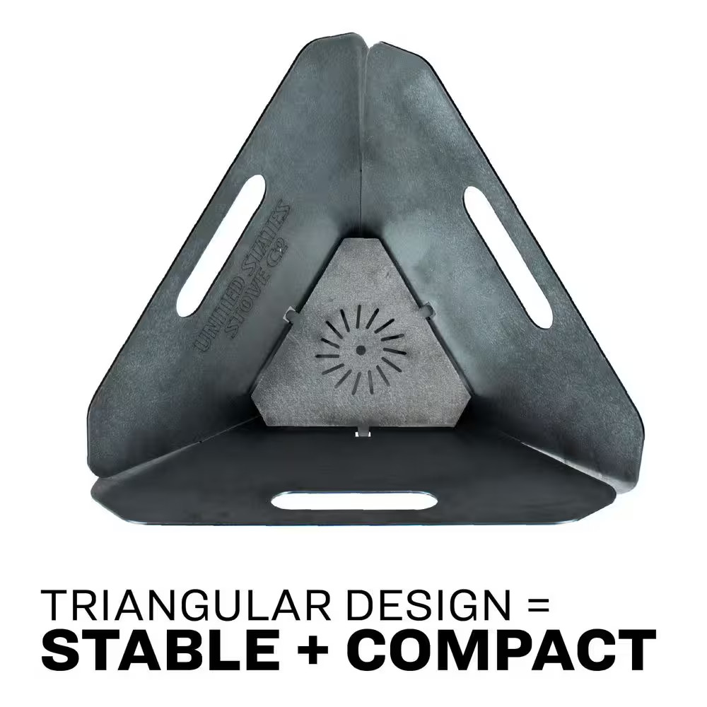 US14TP Portable Collapsible Triangular Fire Pit