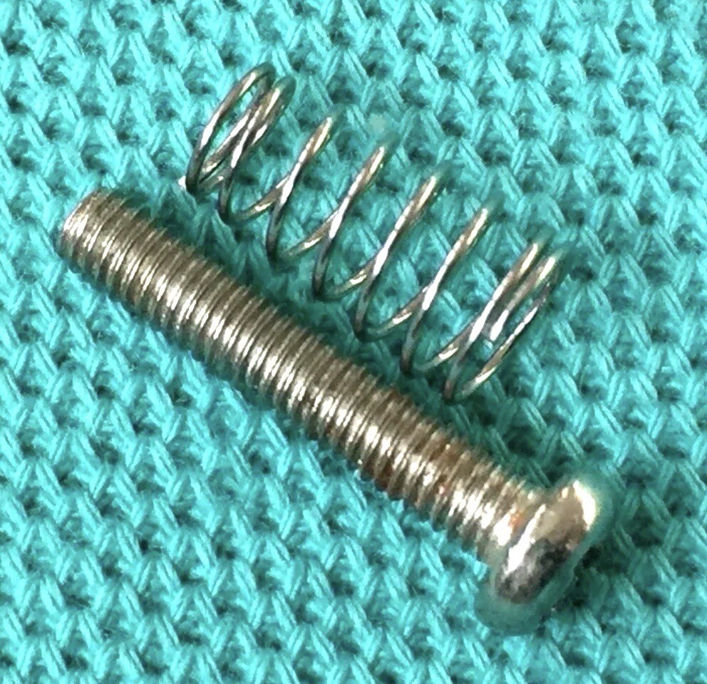 Fender Squier Stratocaster Electric Guitar String Saddle Mounting Screw & Spring