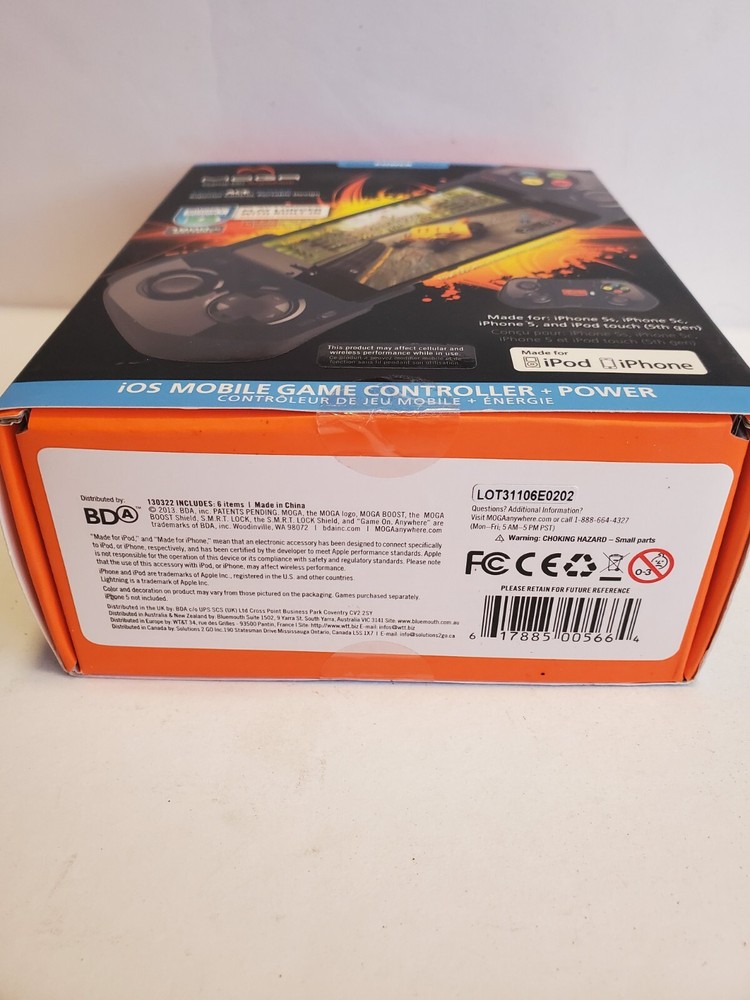 MOGA GGX8807Q Bluetooth Wireless Gaming Controller iPhone 5 5S SE iPod