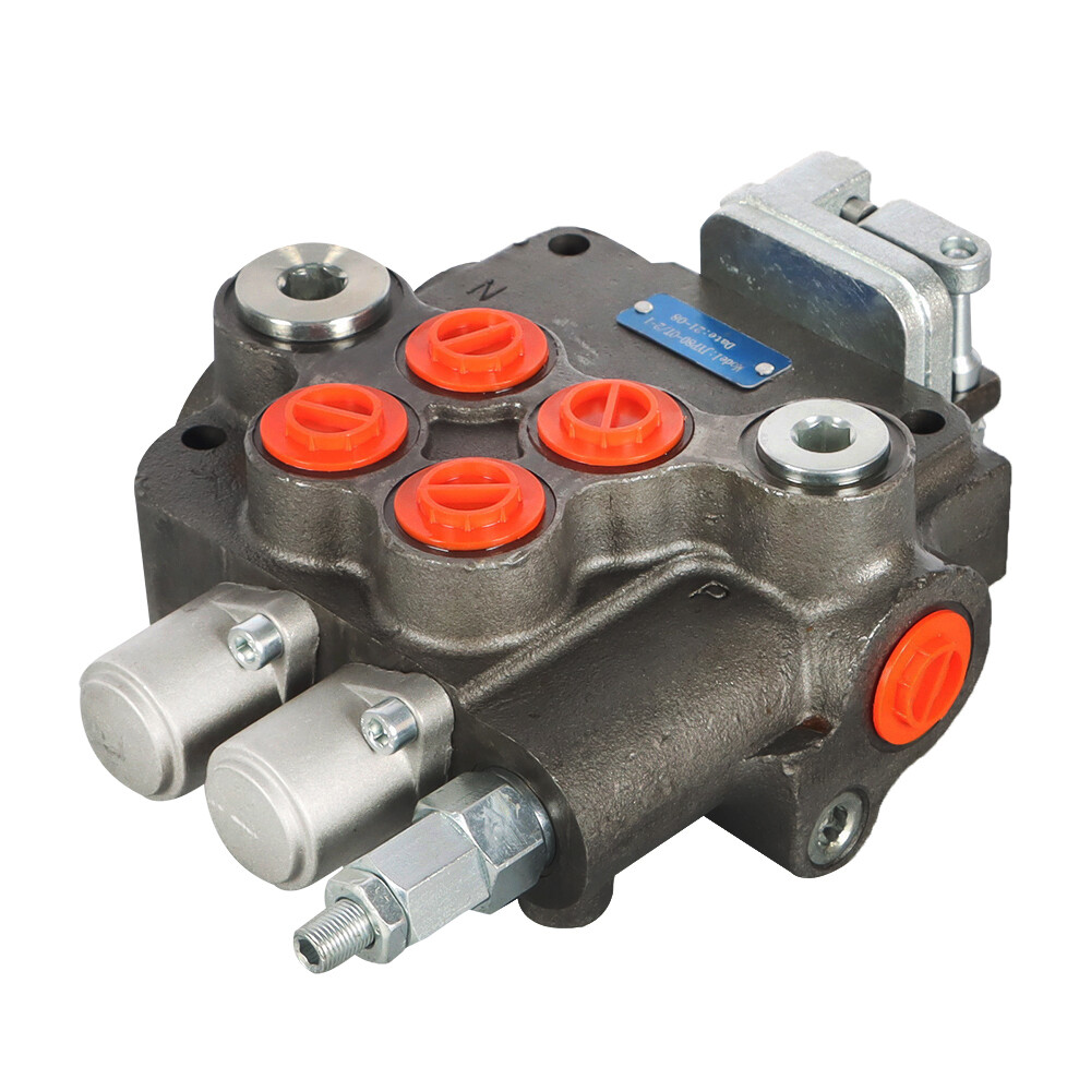 2 Spool 21GPM Hydraulic Directional Control Valve w/Joystick / conversion plug