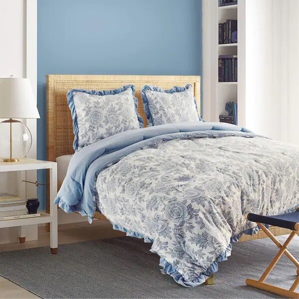 Kasentex Quilted Ultra Soft Comforter Set Reversible Duvet Insert King Size
