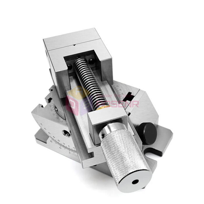 2 Inch Universal Precision Vise Angle Adjustable Flat Clamp Grinder Manual Vise