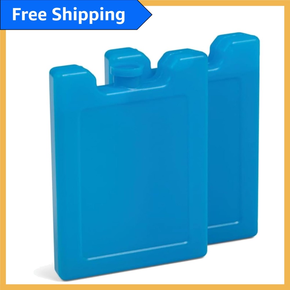 Long-Lasting Reusable Ice Pack 2-Count for All Coolers - Mess-Free Solution