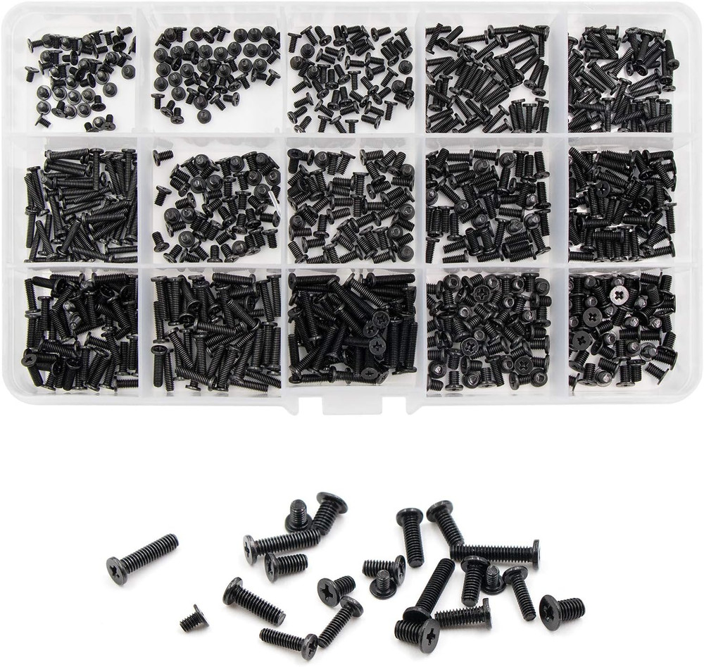 751PCS Laptop Notebook Computer Screws Kit Set with Screwdriver for IBM HP Dell