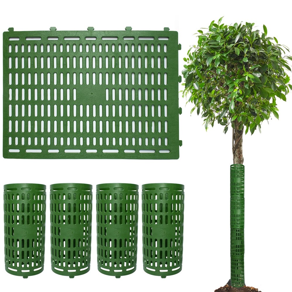 4Pack Tree Trunk Protectors Mesh Tree Bark Protector Plant Cover Tree Guards USA