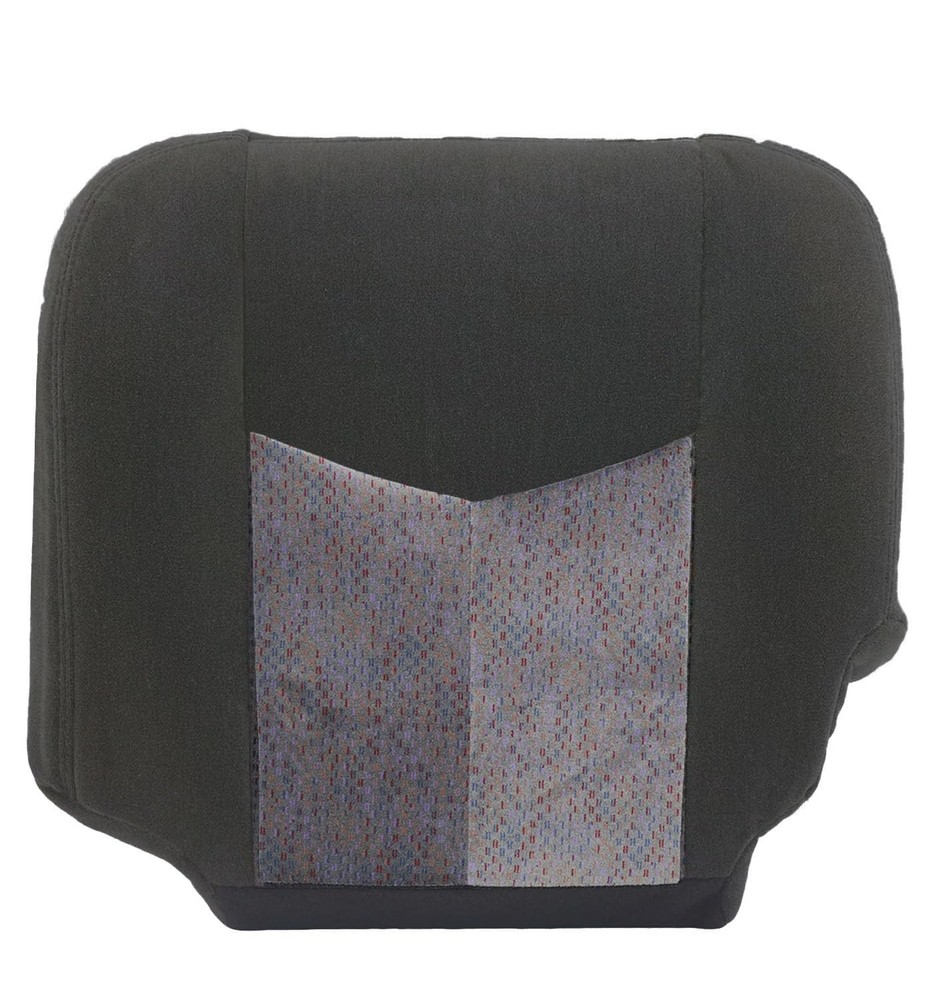 Driver Side Bottom Cloth Fabric Replacement Seat Cover Compatible Dark Gray
