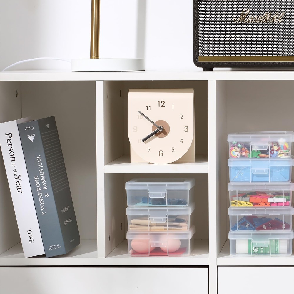 Small Plastic Storage Containers Clear Arts & Crafts Storage Boxes & Organize...