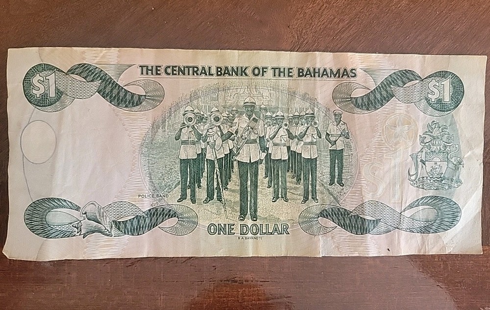 Banknote Bahamas 1 Dollar 1996 P57a