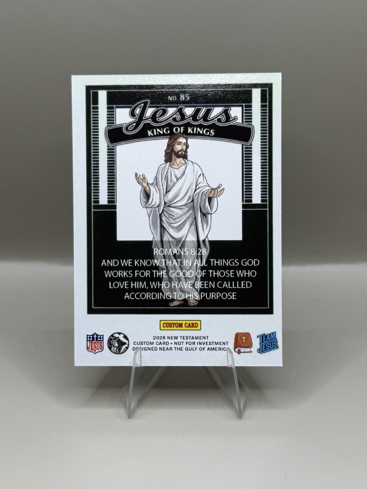 Jesus Custom Card Downtown Nazareth New Gold Design King Of Kings Free Shipping