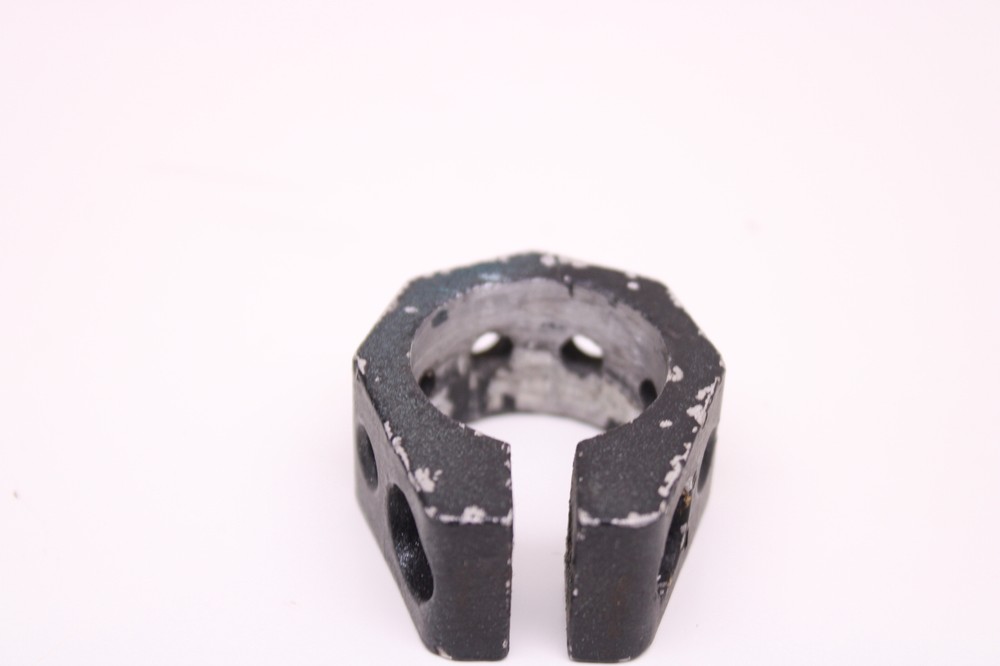 Used Sparkly Dark Green Seat Post Clamp, without bolt